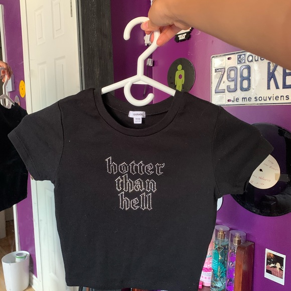 Cute Black garage top🖤 - Picture 5 of 6